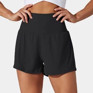 Halara Back Pocket Plus Hidden Side Pocket 2-in1 Gym Shorts 3”